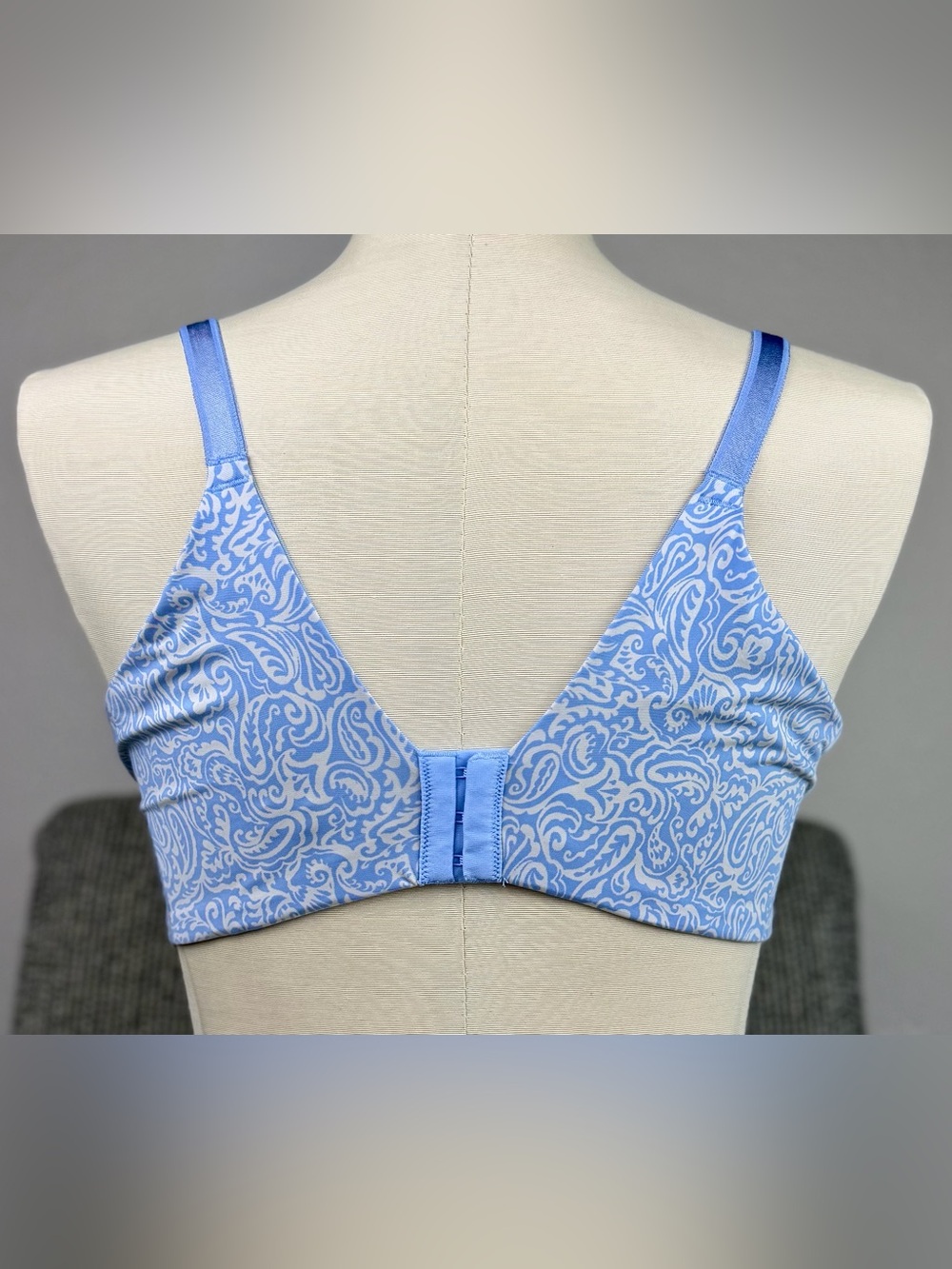 Torrid 40DD Blue Paisley T-Shirt Bra Lightly Lined Underwire Full Coverage - Picture 4 of 6